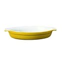 Emile Henry 16-Inch Oval Au Gratin, Citron