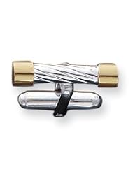 Sterling Silver & Vermeil Bar Cuff Links