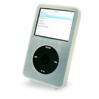 Silicone Skin Case for Apple iPod 5G Video 60GB ( White Color)