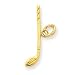 14k Golf Club Charm - Measures 22.5x11.5mm