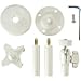 PANAVISE 845-246W Cream Deluxe Micro Mounts