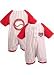 Washington Nationals Infant Pinstriped Shorts Romper