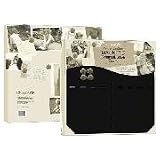 MemoryStor Magnetic Bonded Leather Communication Board - Black