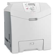 Lexmark International : Color Laser Printer,1200x1200dpi,24 PPM BK/22 PPM Clr.,128MB -:- Sold as 1 EA