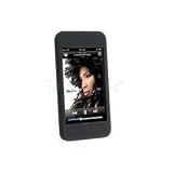 (3 in 1 Combo) Apple iPod Touch iTouch 8GB 16GB Silicon Silicone Skin Case Cover + Travel Charger + Car Charger - Black