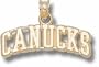 Vancouver Canucks "Canucks" Pendant - 14KT Gold Jewelry