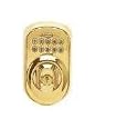Schlage BE365 PLY 505 Plymouth Keypad Entry with Flex-Lock, Lifetime Polished Brass