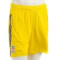 adidas Liverpool Home Goalkeeper Shorts 2009 2010