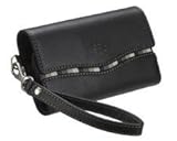 Blackberry Bold Tour Storm Black Leather Folio Pouch