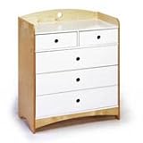 Offi Bebe 2 Kids Dresser with 5 Drawers