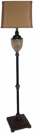 Jeffery Teller 4500FL Stella Collection 62 in. H Madison Bronze Finish Floor Lamp