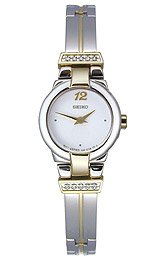Seiko® Womens SUJD34 10  Diamond Mother Of Pearl Watch