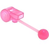 Pink FLEXI WHISTLE Barbell Tongue Ring