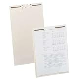 Smead 35511 Manila Recycled File Back with 2 Capacity Prong Fastener, Letter Size, 100/box