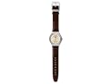 Swatch - YGS738 - Montre homme Quaterman acier et cuir - Mouvement Quartz