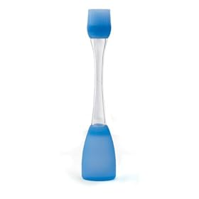 Orka Standing Silicone Baster with Brush, Color - Blue by ORKA