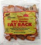 Fat Back Pork Rinds Hot BBQ 6 pkgs