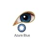 Coloured Contact Lenses with Free Solution and Case - Azure Blue (1 Month)