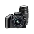 Canon EOS 1000D - Appareil Photo R�flex Num�rique - Ecran LCD 2,5" - Capteur CMOS 10 MP - Kit+Obj 18-55,75-300