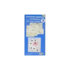 J�bermann Wassersport-Wanderkarten, Bl.7, Deutschland-Ost: Saale, Unstrut, Zschopau 1 : 125 000. Kanu- und Rudersportgew�sser