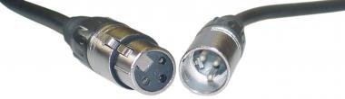XLR Male / Female Microphone Cable, 6 ft