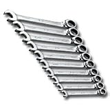 10 Piece SAE Reversible G-Pro Ratcheting Wrench Set