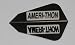3 sets BLACK Fantail Logo flights, Amerithon, Made in the USA