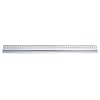 Wedo 0525450 Schneidelineal 50 cm aus Aluminium mit Stahlkante und rutschsicherer Gummieinlage