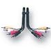Belkin Rca 4-4 Cable * 4Xrca-M/4Xrca-M; 3M