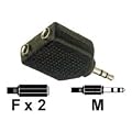 Dexlan Doubleur adaptateur jack 3.5 mm st�r�o monobloc