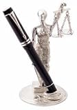 Jac Zagoory Pen Stand Scales of Justice Stand - JZ-PH70