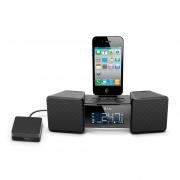 Vibro II - Dual Alarm Clock w/ Bed Shaker - Black