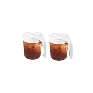 Mr. Coffee TP30-2PK Iced Tea Maker 3 Quart Pitcher, 2 PACK
