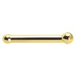 Solid 14KT Yellow Gold 1.5mm Ball Nose Bone - 18 Gauge