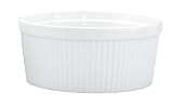 HIC Porcelain 48-Ounce Souffle Dish