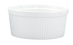HIC 48-ounce Porcelain Souffle 7.5-inch