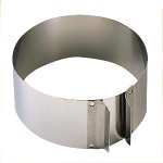 Kaiser Tortenring 9cm ER mit Griffen 16,5 - 32 cm
