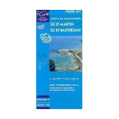 Carte de randonn�e : �les St Martin - St Barth�l�my