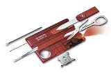 Victorinox SWISS ARMY "SwissCard Lite" Ruby Translucent, Model 53321