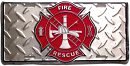 Fire Rescue License Plate