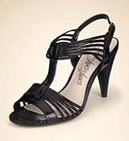 Open Toe T-Bar High Heel Strappy Shoes