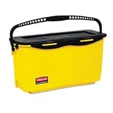 Charging Bucket, Yellow (RCPQ950YW) Category: Mop Buckets and Wringers
