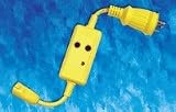 HUBBELL HBL105GF 15A FEMALE - TO 30A MALE W GFCI PROTECTION - SHOREPOWER - SHOREPWR-ADAPT by HUBBELL INC.