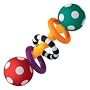 Mini Polka Dot Rattle RED/GREEN by Sassy
