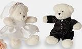 Bride and Groom Bears Plush Wedding Couple Set of Stuffed Animals