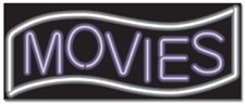 Movies Neon Sign