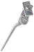 Greenfield Kickstand KS2 305mm Poly Bag Silver