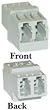 LC / LC, Duplex, Plastic Housing, Fiber Coupler LC / LC, Duplex, Plastic Housing, Fiber Coupler