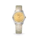 Ebel Watches - Ebel Classic Lady Two Tone Steel and 18k Gold with Diamond Bezel and Diamond Hour... 