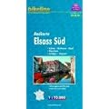 Radkarte Elsass S�d 1:75.000: Colmar, Mulhouse, Oberrhein: Colmar, Mulhouse, Basel. Oberrhein. Sundgau, Vogesen, GPS-tauglich, wasserfest/rei�fest
